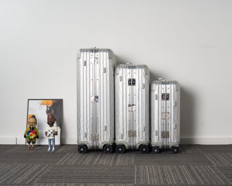 Replica Rimowa & Dior Suitcase Silver - top-rated replica designer bag