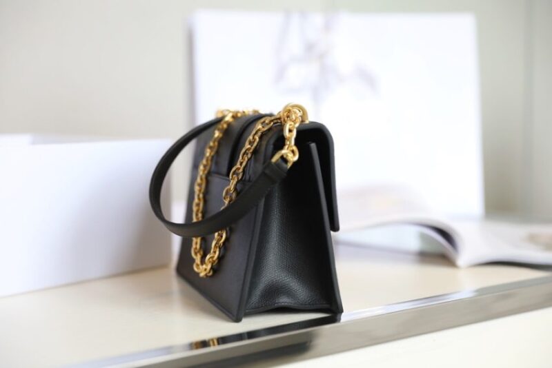 Replica Dior 30 Montaigne Black Grain - top-rated replica designer bag