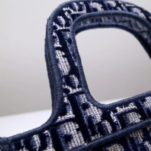 Replica Dior Tote Book Mini CD Blue - top-tier luxury replica shoulder bag