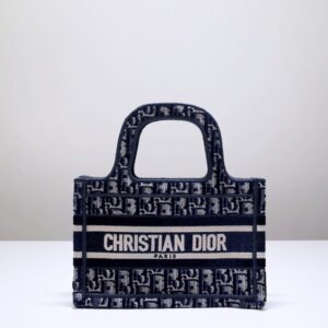 Replica Dior Tote Book Mini CD Blue - ultra-realistic fake designer tote