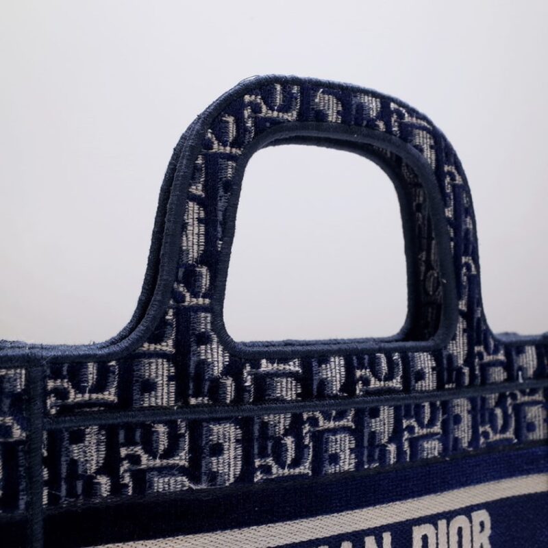 Replica Dior Tote Book Mini CD Blue - premium-grade designer purse dupe