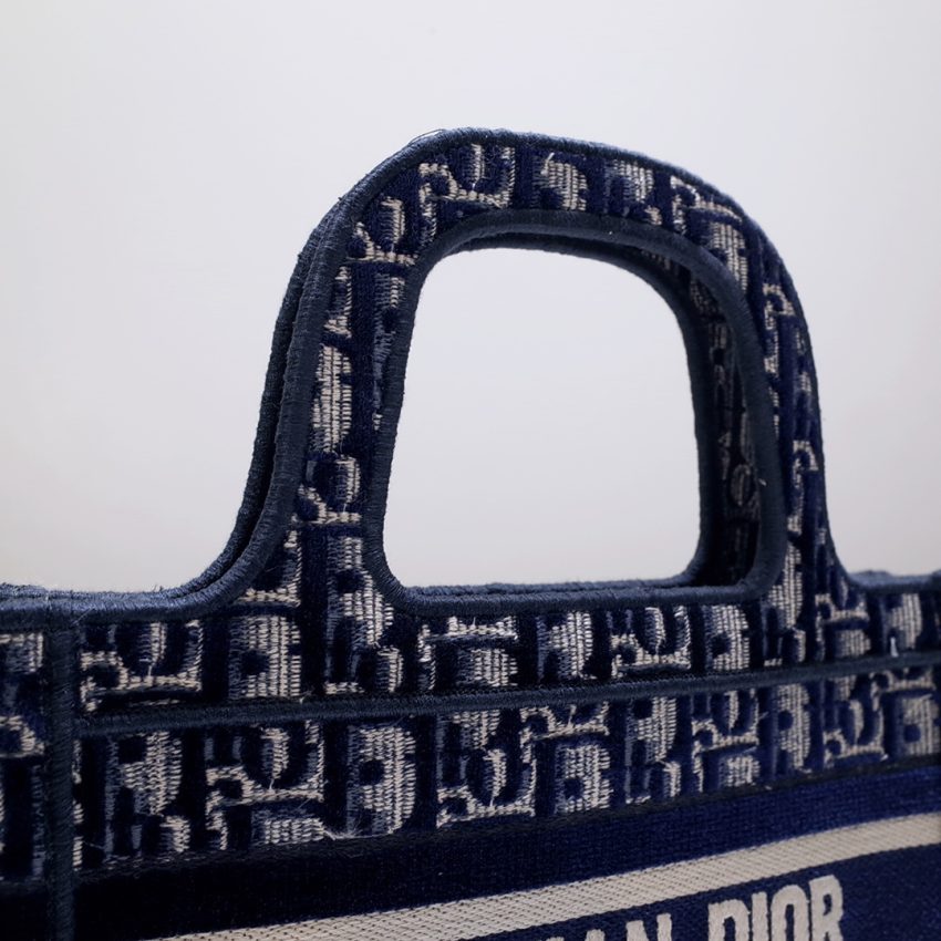 Replica Dior Tote Book Mini CD Blue - premium-grade designer purse dupe