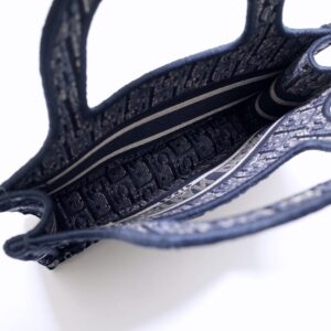 Replica Dior Tote Book Mini CD Blue - high-quality designer bag clone