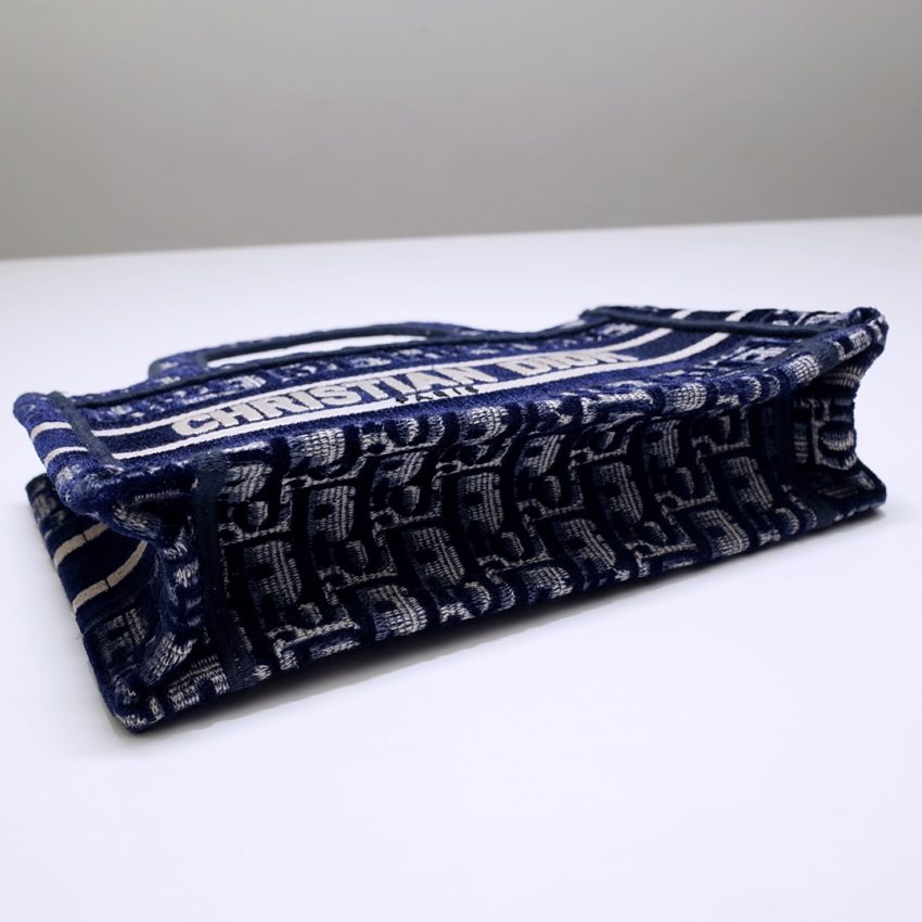 Replica Dior Tote Book Mini CD Blue - top-tier luxury replica shoulder bag