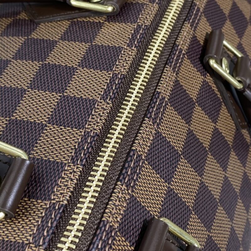 Replica Louis Vuitton Speedy Brown Grid - near-authentic luxury replica handbag