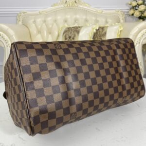 Replica Louis Vuitton Speedy Brown Grid - realistic designer-inspired fake bag
