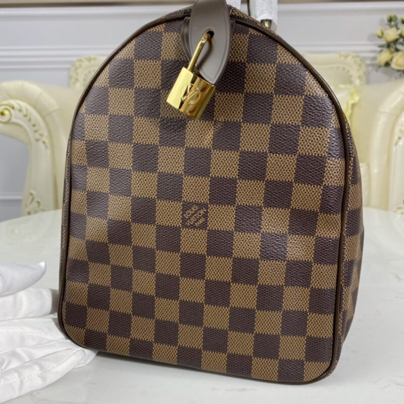 Replica Louis Vuitton Speedy Brown Grid - best quality luxury bag dupe