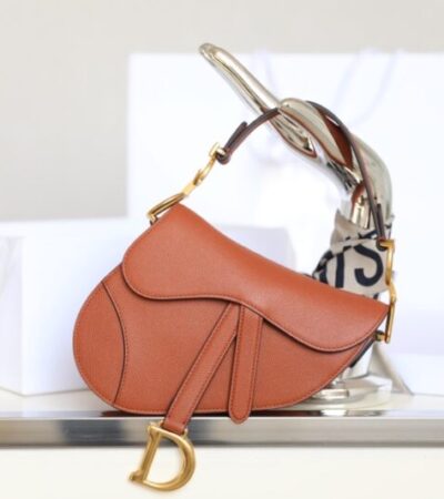 Replica Dior Saddle Bag Brown - best quality luxury bag dupe