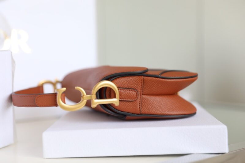 Replica Dior Saddle Bag Small Brown - top-tier luxury replica shoulder bag
