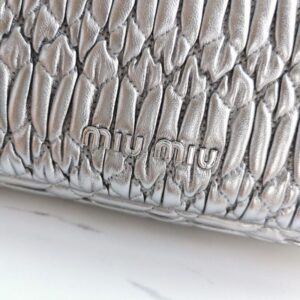 Replica Miu Miu Crystal Handbag Silver - high-accuracy replica luxury purse