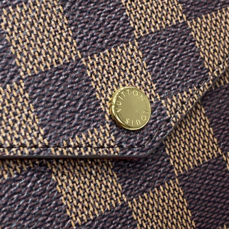 Replica Louis Vuitton Félicie Pochette Brown Grid - best-selling designer handbag dupe