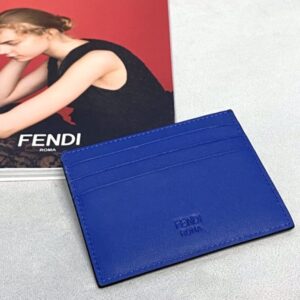 Replica Fendi Card Holder Blue - 1:1 designer replica handbag