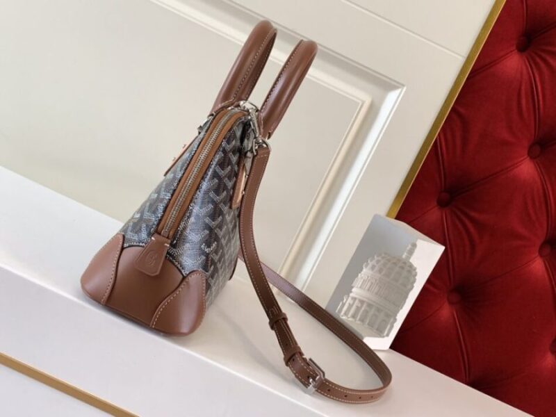 Replica Goyard Vendom Brown - authentic-look luxury purse replica