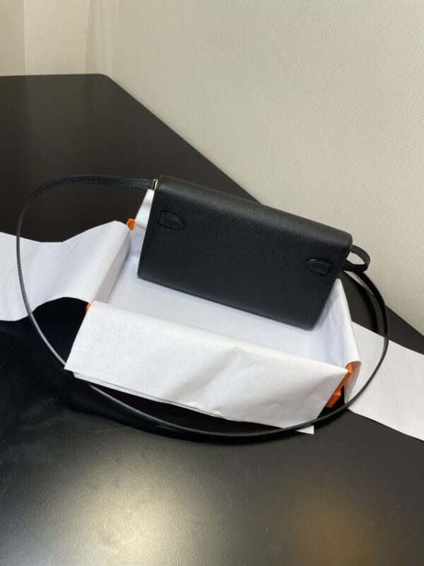 Replica Hermes Kelly Elan Black - high-end fake designer purse