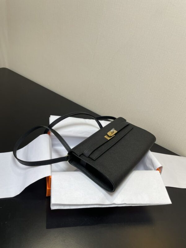 Replica Hermes Kelly Elan Black - high-accuracy replica luxury purse