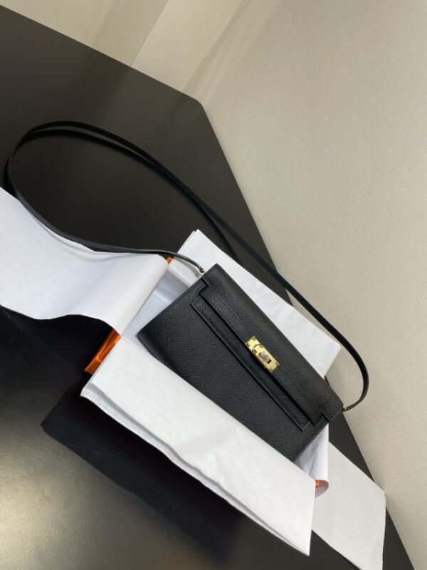 Replica Hermes Kelly Elan Black - realistic designer-inspired fake bag