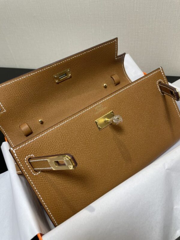 Replica Hermes Kelly Elan Brown - near-authentic luxury replica handbag