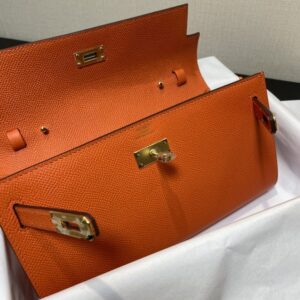 Replica Hermes Kelly Elan Orange - best-selling designer handbag dupe