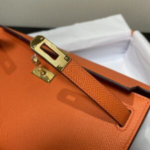 Replica Hermes Kelly Elan Orange - high-end fake designer purse