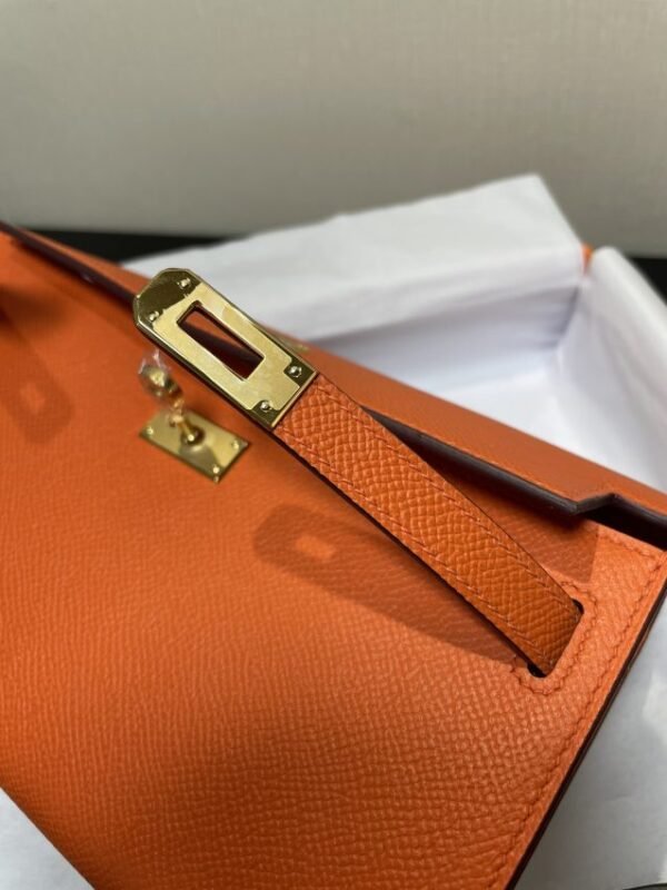 Replica Hermes Kelly Elan Orange - high-end fake designer purse