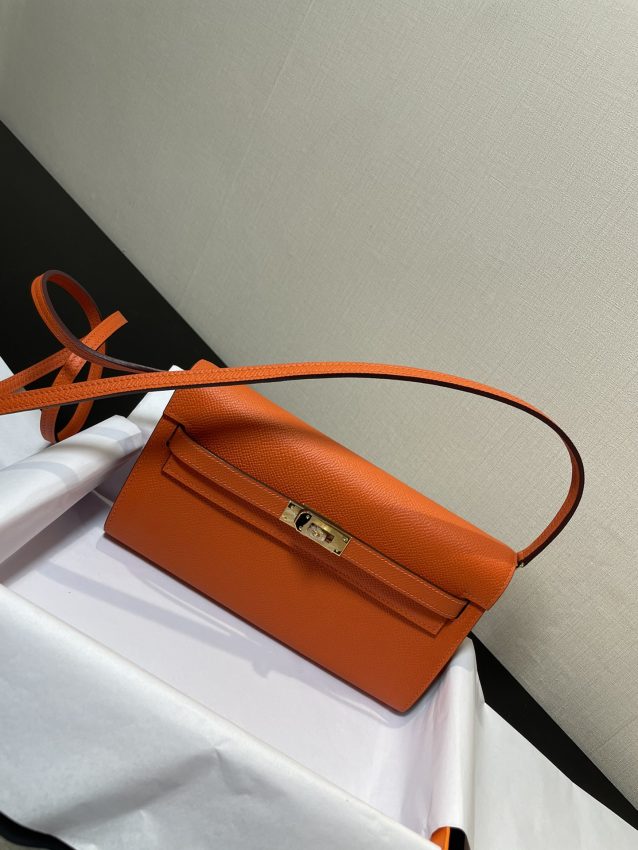 Replica Hermes Kelly Elan Orange - top-tier luxury replica shoulder bag