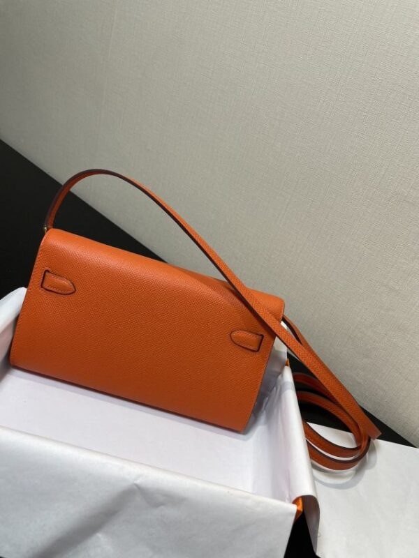 Replica Hermes Kelly Elan Orange - premium 1:1 fake handbag model