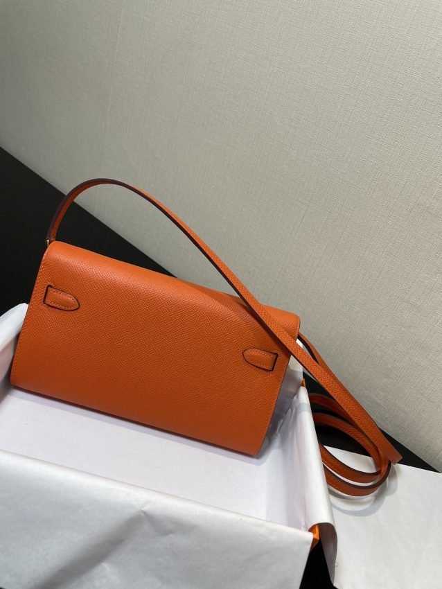 Replica Hermes Kelly Elan Orange - premium 1:1 fake handbag model