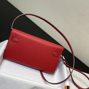 Replica Hermes Kelly Elan Red - realistic designer-inspired fake bag