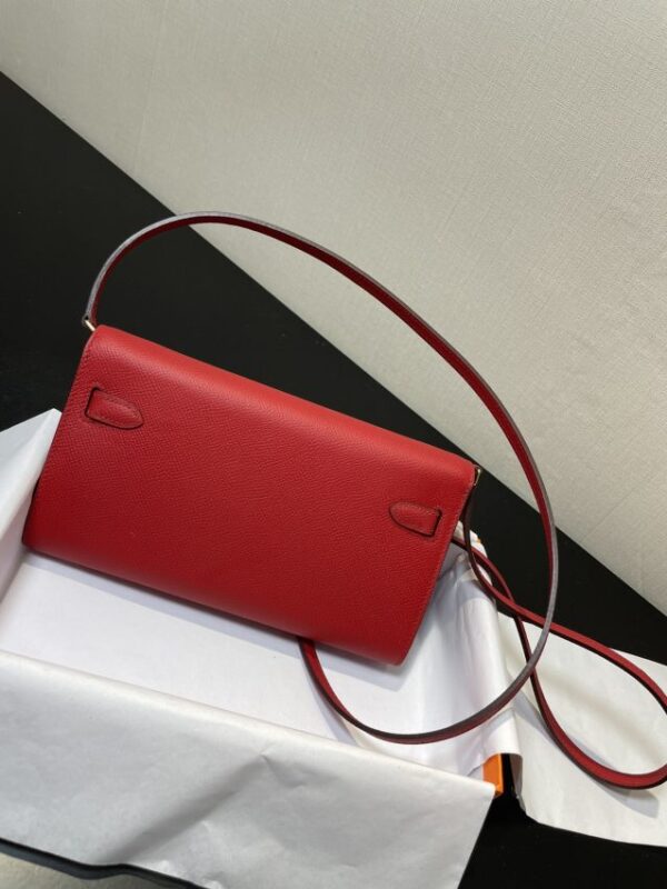 Replica Hermes Kelly Elan Red - realistic designer-inspired fake bag