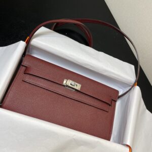 Replica Hermes Kelly Elan Bordeaux - best-selling designer handbag dupe