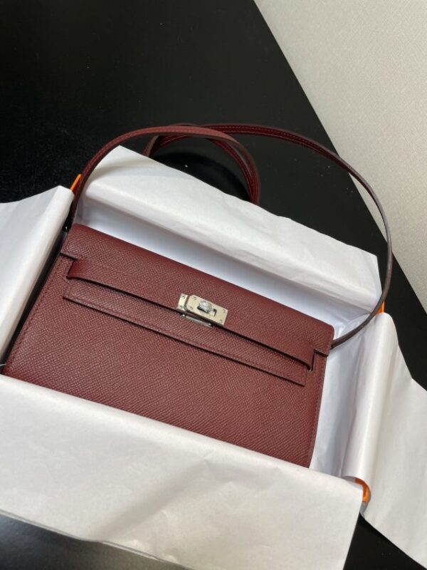 Replica Hermes Kelly Elan Bordeaux - best-selling designer handbag dupe
