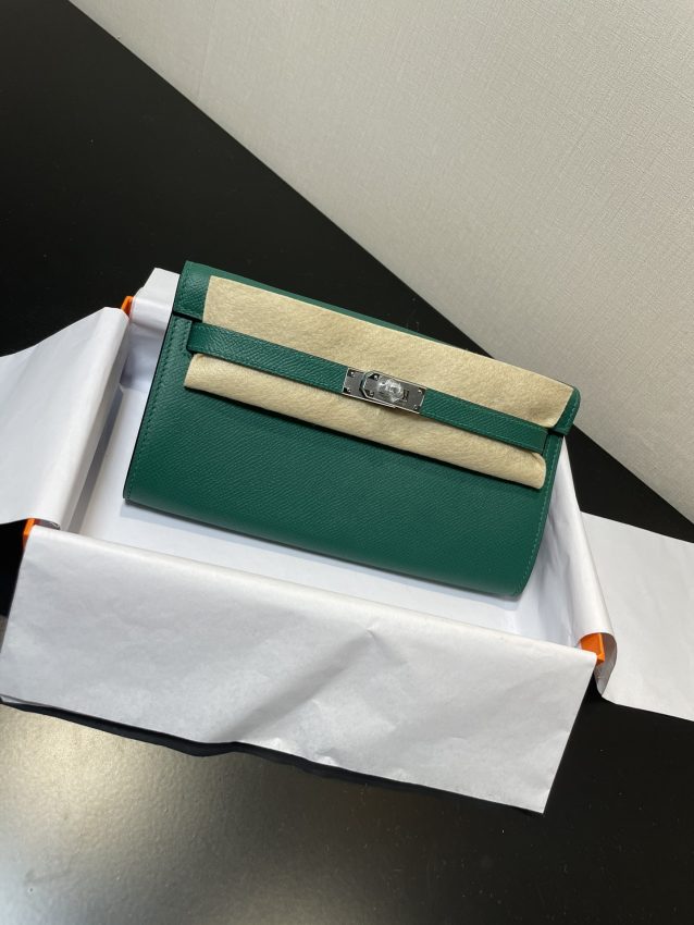 Replica Hermes Kelly Elan Green - premium 1:1 fake handbag model