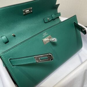 Replica Hermes Kelly Elan Green - realistic designer-inspired fake bag