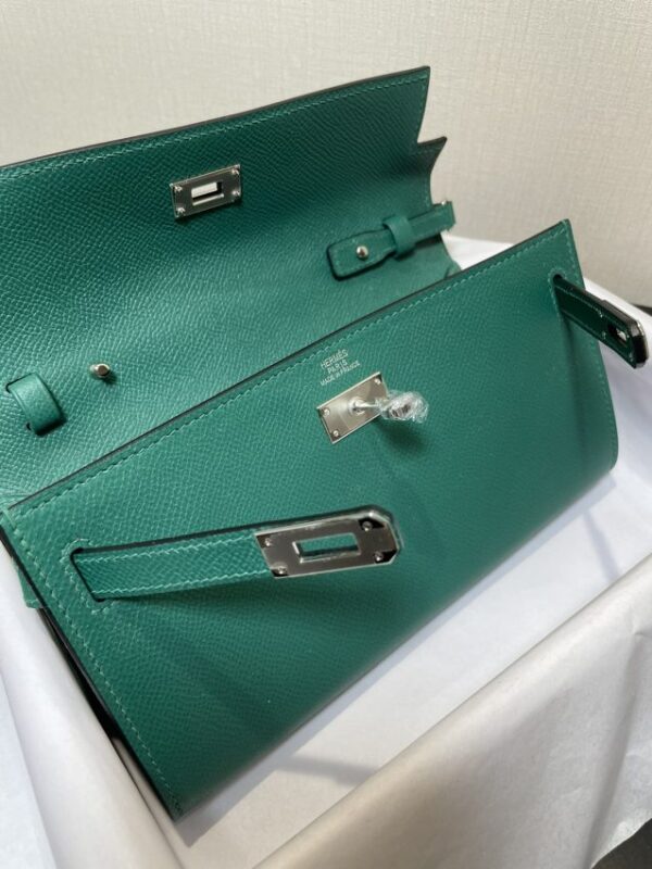 Replica Hermes Kelly Elan Green - realistic designer-inspired fake bag