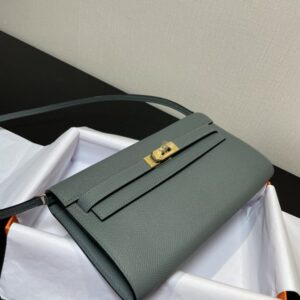 Replica Hermes Kelly Elan Mint Green - authentic-look luxury purse replica