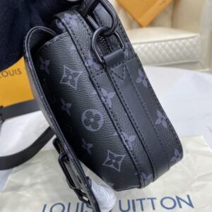 Replica Louis Vuitton Steamer Messenger Black Canvas - elite superclone designer purse