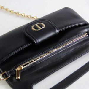 Replica Dior Double Bag Black - top-tier luxury replica shoulder bag