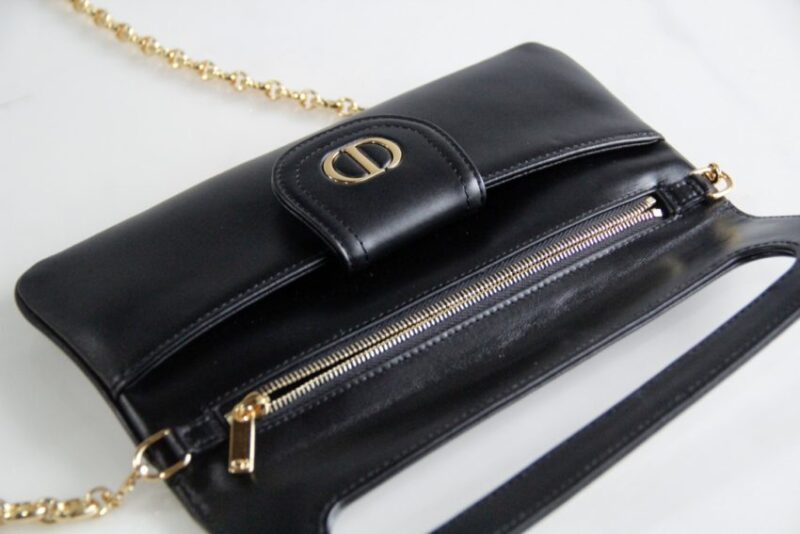 Replica Dior Double Bag Black - top-tier luxury replica shoulder bag