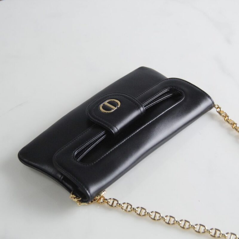 Replica Dior Double Bag Black - top-tier luxury replica shoulder bag