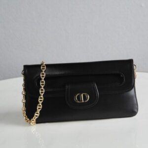 Replica Dior Double Bag Black - top-tier luxury replica shoulder bag