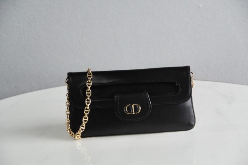 Replica Dior Double Bag Black - top-tier luxury replica shoulder bag