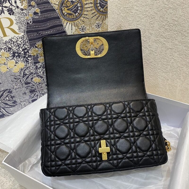 Replica Dior Caro Bag Black - high-quality designer bag clone