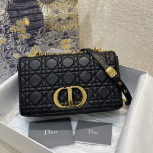 Replica Dior Caro Bag Black - high-end fake designer purse