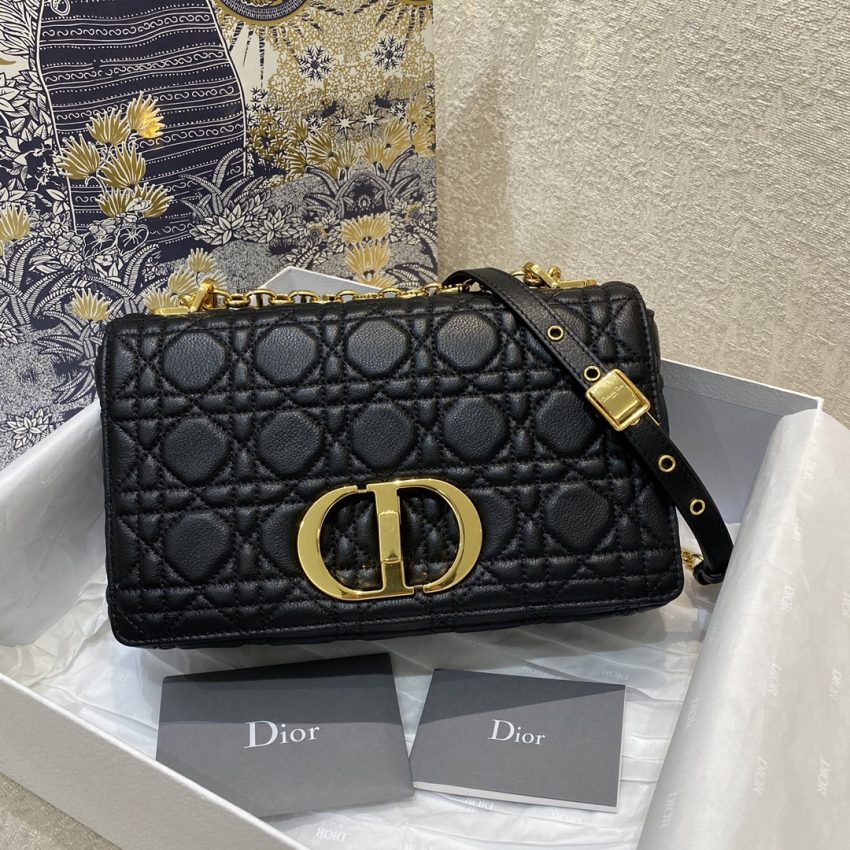Replica Dior Caro Bag Black - high-end fake designer purse