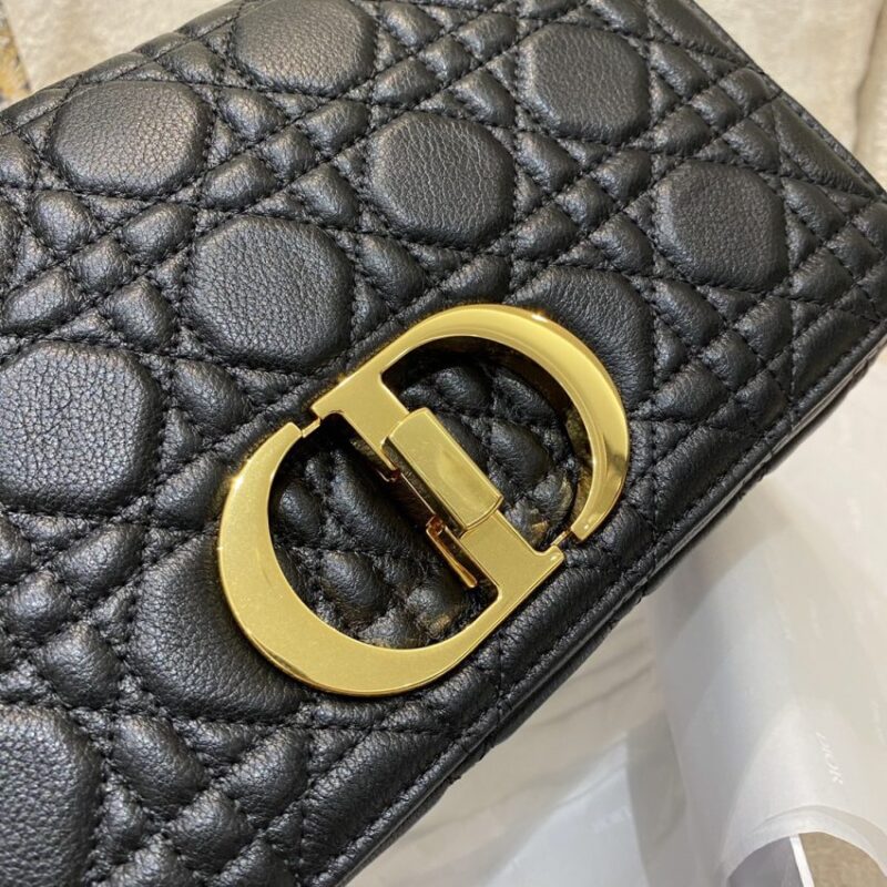 Replica Dior Caro Bag Black - high-end fake designer purse