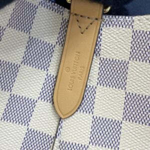 Replica Louis Vuitton NeoNoe BB White Grid - premium 1:1 fake handbag model