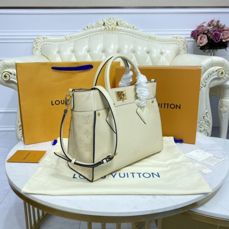 Replica Louis Vuitton On My Side All White - high-end fake designer purse