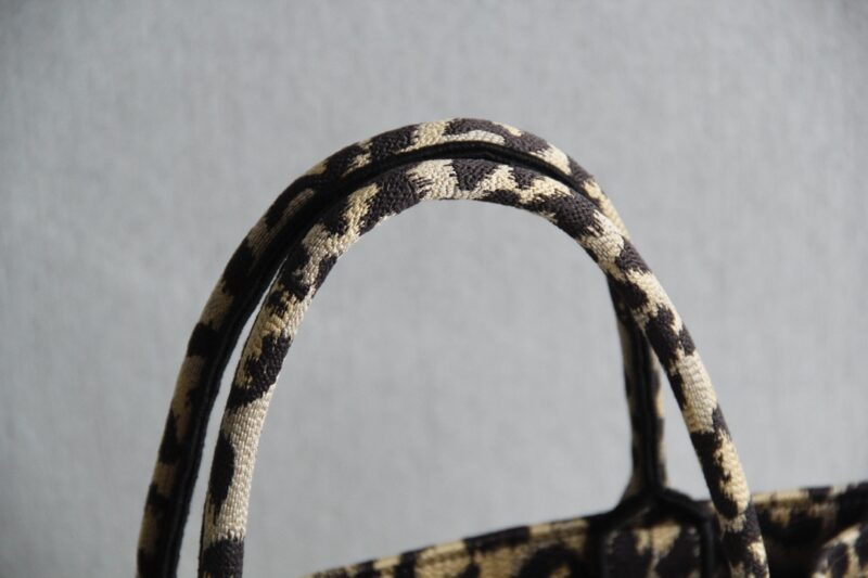 Replica Dior Tote Book Leopard Print - top-tier luxury replica shoulder bag
