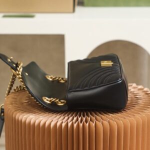 Replica Gucci Marmont Medium Black - best-selling designer handbag dupe