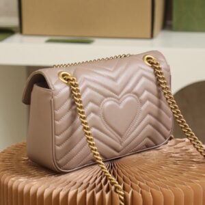 Replica Gucci GG Marmont Medium Nude - premium 1:1 fake handbag model